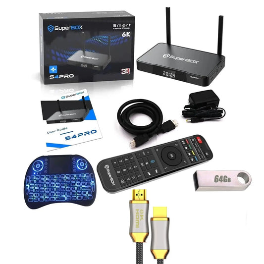 Superbox S4 Pro IPTV decoder with 4K output