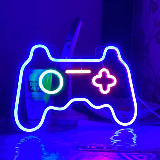 Gamer neon sign for dynamic LED gaming room decor